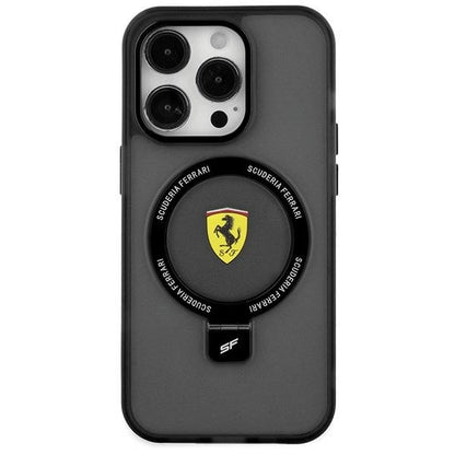 Ferrari FEHMP15SUSCAK iPhone 15 6.1" black/black hardcase Ring Stand 2023 Collection MagSafe_2