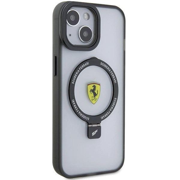 Ferrari FEHMP15SUSCAK iPhone 15 6.1" black/black hardcase Ring Stand 2023 Collection MagSafe_3