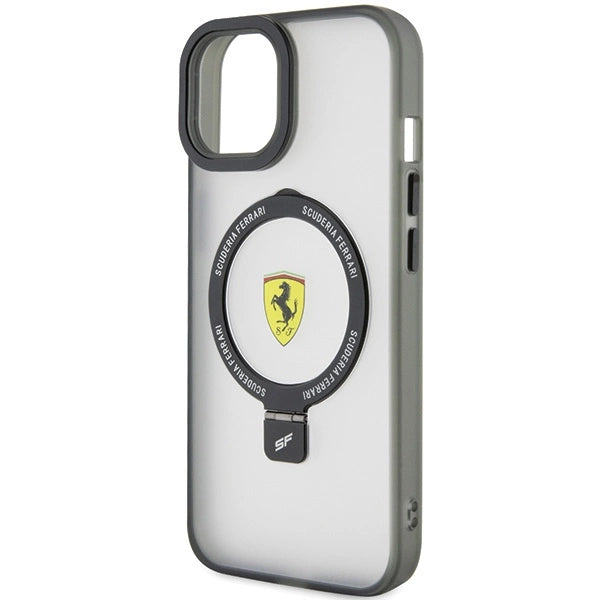 Ferrari FEHMP15SUSCAK iPhone 15 6.1" black/black hardcase Ring Stand 2023 Collection MagSafe_5