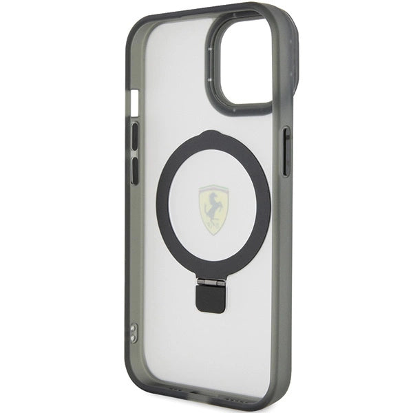 Ferrari FEHMP15SUSCAK iPhone 15 6.1" black/black hardcase Ring Stand 2023 Collection MagSafe_6
