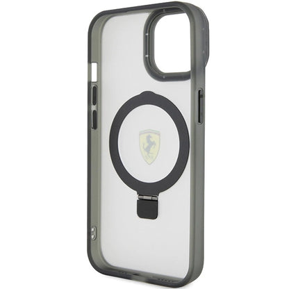 Ferrari FEHMP15SUSCAK iPhone 15 6.1" black/black hardcase Ring Stand 2023 Collection MagSafe_6