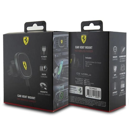 Ferrari nice. induction FECHMGLK 15W for grid black/black 2023 Collection MagSafe_3