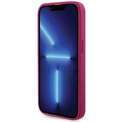 Guess GUHCP15XPS4DGPP iPhone 15 Pro Max 6.7" pink/pink hardcase Strass Metal Logo_4