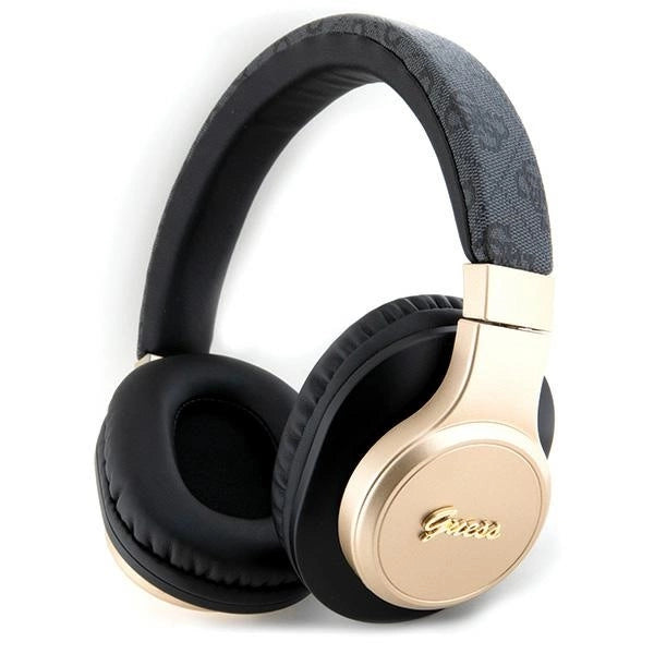 Guess Bluetooth on-ear headphones GUBH604GEMK black/black 4G Script_0