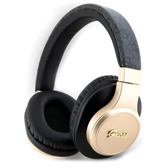 Guess Bluetooth on-ear headphones GUBH604GEMK black/black 4G Script_0