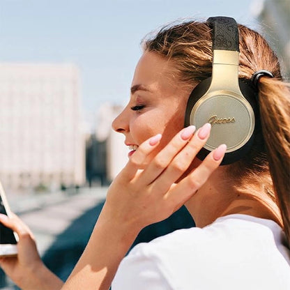 Guess Bluetooth on-ear headphones GUBH604GEMK black/black 4G Script_3