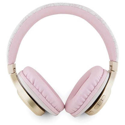 Guess Bluetooth on-ear headphones GUBH604GEMP pink/pink 4G Script_2