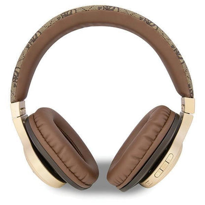 Guess Bluetooth on-ear headphones GUBH604GEMW brown/brown 4G Script_1