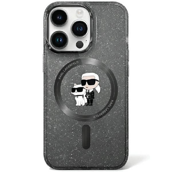 Karl Lagerfeld KLHMN61HGKCNOK iPhone 11 / Xr 6.1" black/black hardcase Karl&amp;Choupette Glitter MagSafe_0
