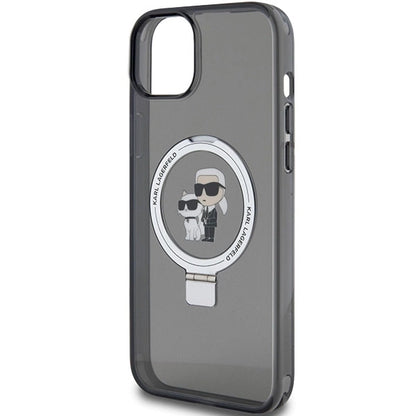 Karl Lagerfeld KLHMP15MHMRSKCK iPhone 15 Plus 6.7"black/black hardcase Ring Stand Karl&amp;Choupette MagSafe_5