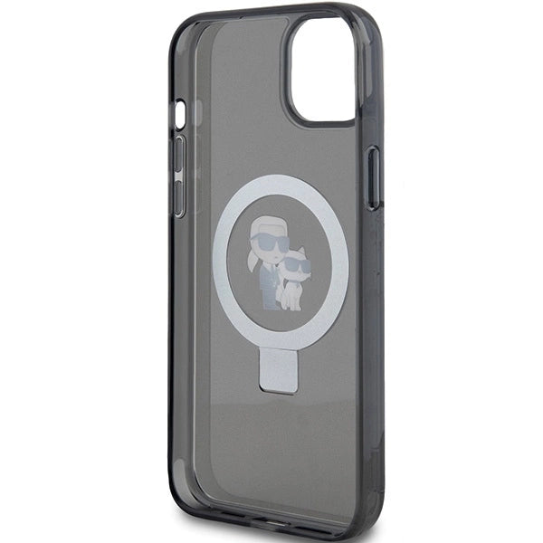 Karl Lagerfeld KLHMP15MHMRSKCK iPhone 15 Plus 6.7"black/black hardcase Ring Stand Karl&amp;Choupette MagSafe_6