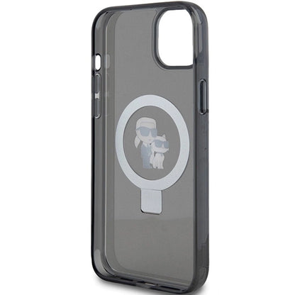 Karl Lagerfeld KLHMP15MHMRSKCK iPhone 15 Plus 6.7"black/black hardcase Ring Stand Karl&amp;Choupette MagSafe_6