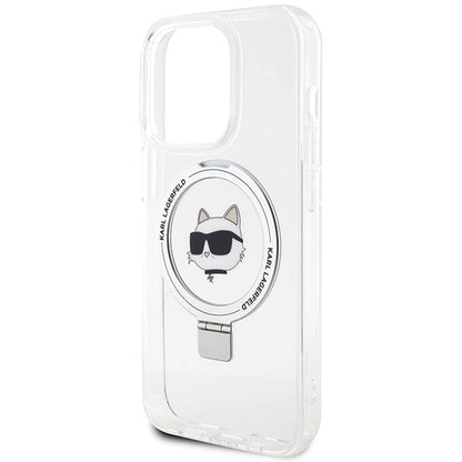 Karl Lagerfeld KLHMP15XHMRSCHH iPhone 15 Pro Max 6.7&quot; white/white hardcase Ring Stand Choupette Head MagSafe_5