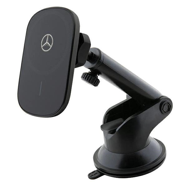 Mercedes MEWCCGSLK 15W induction holder for air vent/glass black/black Silver Stars MagSafe_0