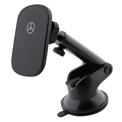 Mercedes MEWCCGSLK 15W induction holder for air vent/glass black/black Silver Stars MagSafe_0