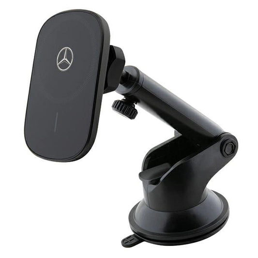 Mercedes MEWCCGSLK 15W induction holder for air vent/glass black/black Silver Stars MagSafe_0