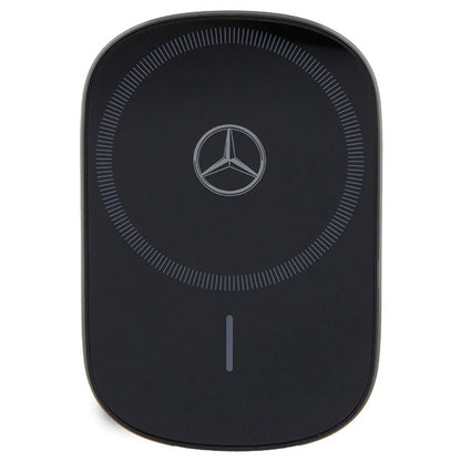 Mercedes MEWCCGSLK 15W induction holder for air vent/glass black/black Silver Stars MagSafe_1