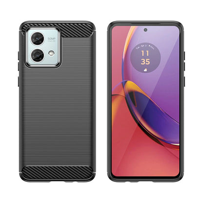 Carbon Case for Motorola Moto G84 - black_1