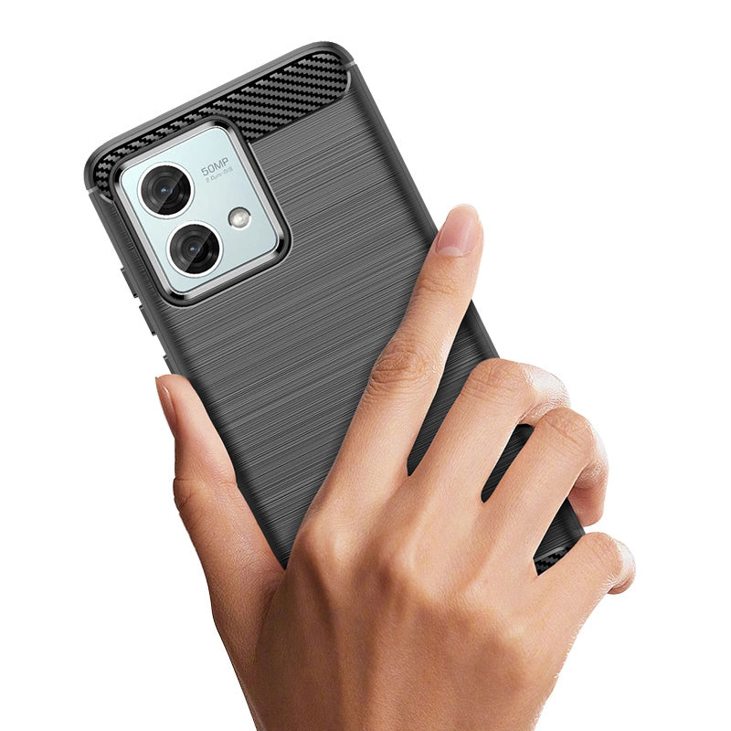 Carbon Case for Motorola Moto G84 - black_4