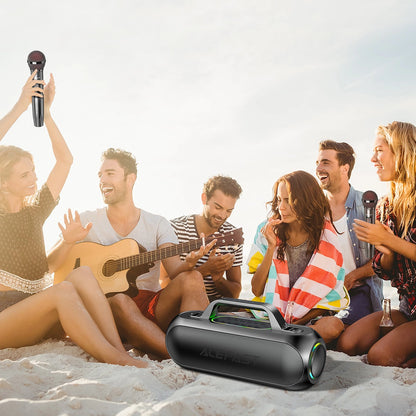 Acefast K1 Wireless Karaoke Speaker with 2 Microphones - Black_13