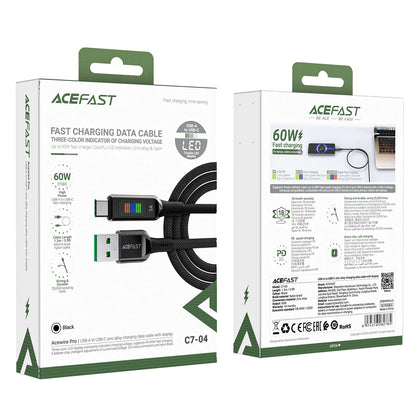 Acefast C7-04 USB-A USB-C 60W 1.2m cable with display - black_6