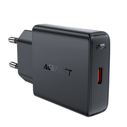 Acefast A65 PD 20W GaN USB-C Ultra Slim Wall Charger - Black_3