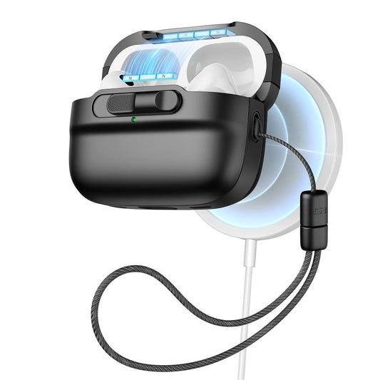 ESR Pulse Halolock Case with MagSafe for Apple AirPods Pro 1/2 - Black_0