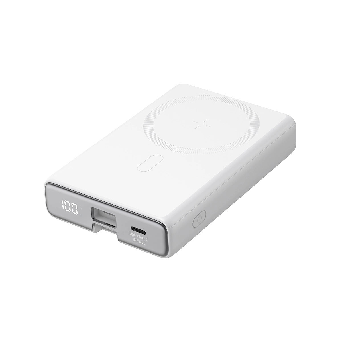 Powerbank Joyroom JR-PBM01 magnetic 10000mAh 20W with stand + Lightning cable - USB-C - white_1