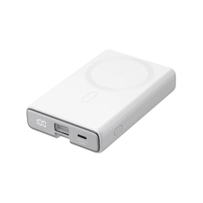 Powerbank Joyroom JR-PBM01 magnetic 10000mAh 20W with stand + Lightning cable - USB-C - white_1