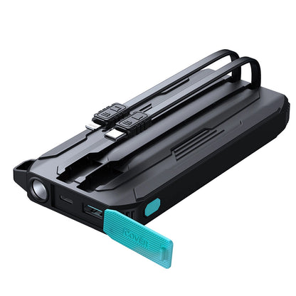 Joyroom JR-L017 22.5W 10000mAh Powerbank with built-in USB-C / Lightning cables - black_13