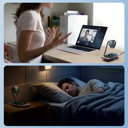 2in1 Magnetic Wireless Charger Joyroom JR-WQN05 15W (Black)_12