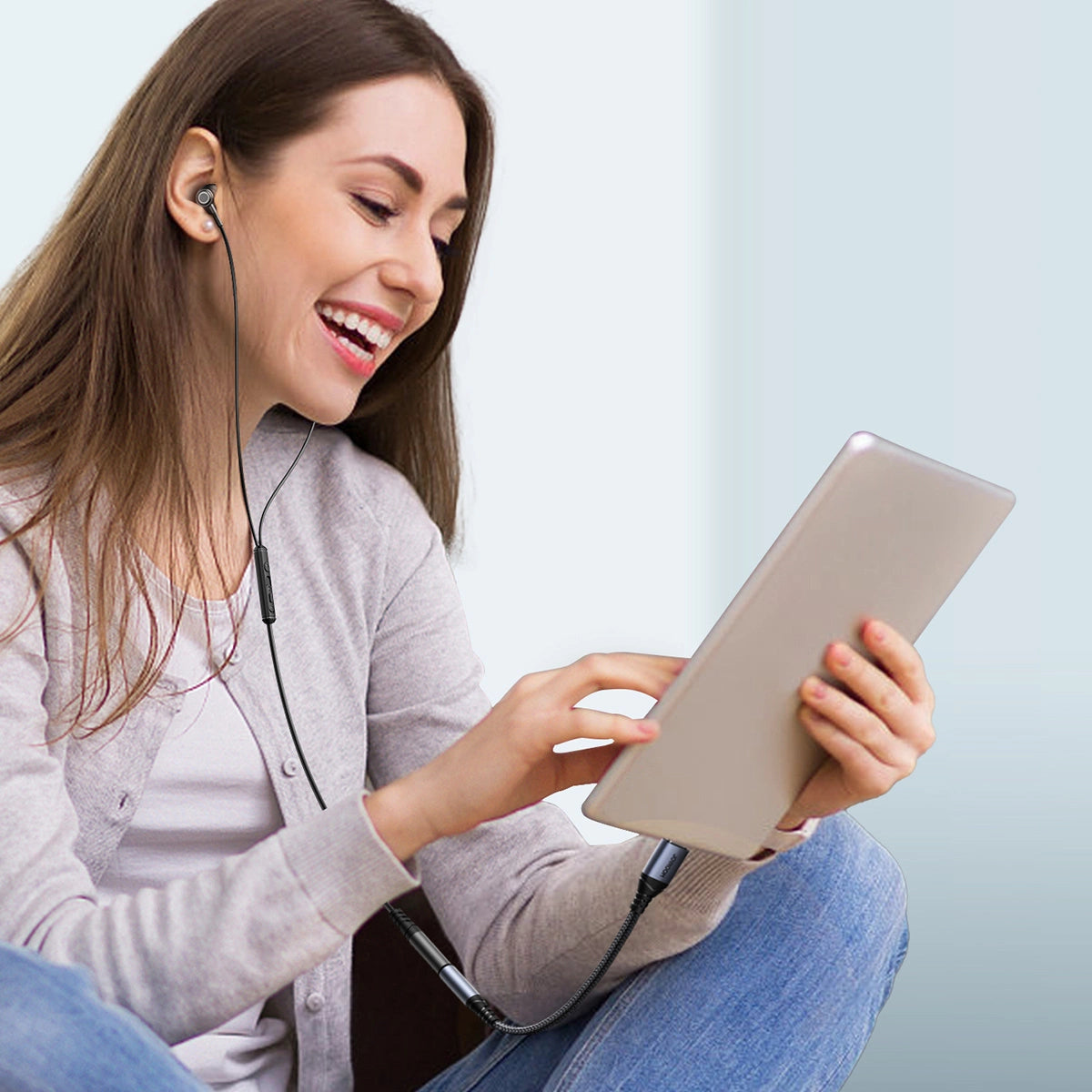 Audio adapter Joyroom SY-C01 Type-C to 3.5mm (black)_10