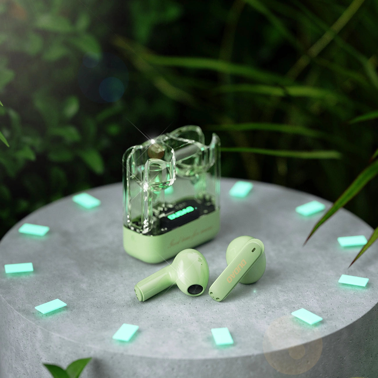 Dudao U18Pro Bluetooth 5.3 TWS wireless headphones - green_1