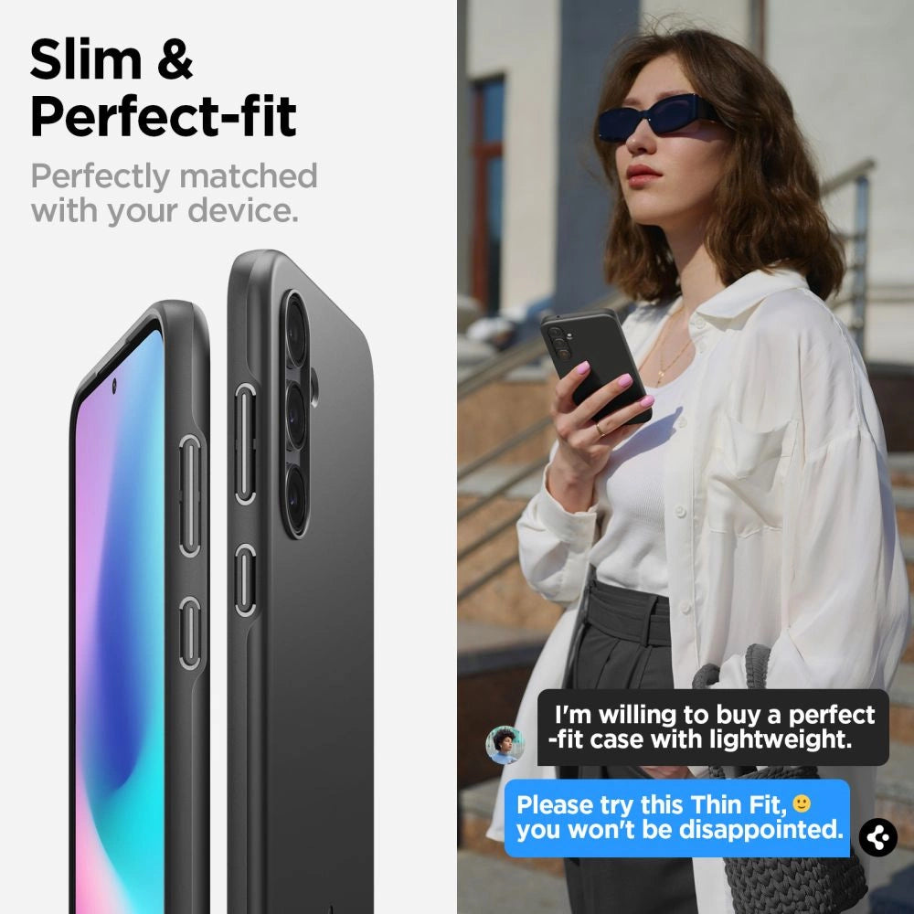 Spigen Thin Fit Case for Samsung Galaxy S23 FE - Black_11