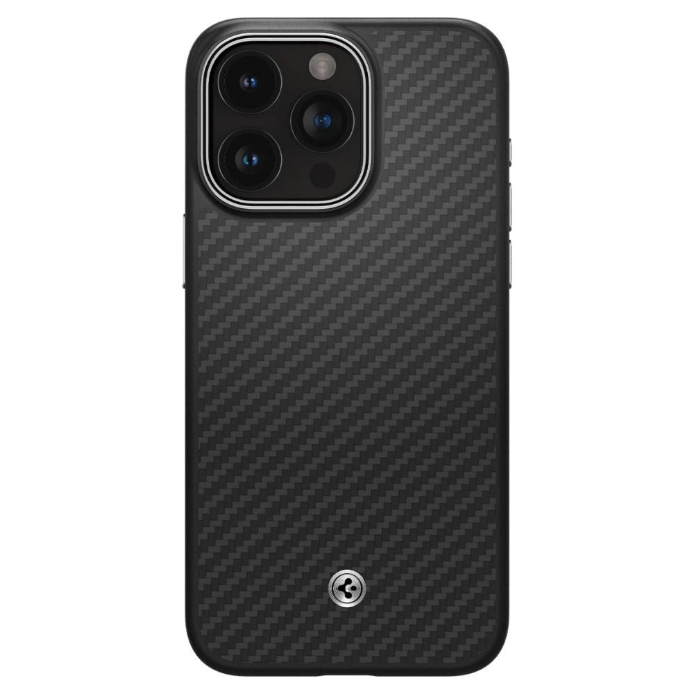 Spigen Enzo Aramid Mag Case with MagSafe for iPhone 15 Pro Max - Matte Black_1