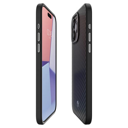 Spigen Enzo Aramid Mag Case with MagSafe for iPhone 15 Pro Max - Matte Black_6