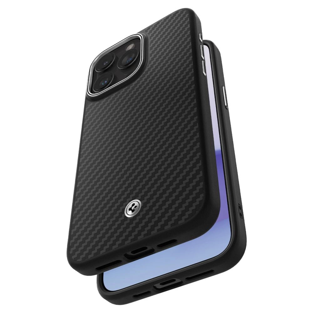 Spigen Enzo Aramid Mag Case with MagSafe for iPhone 15 Pro Max - Matte Black_7