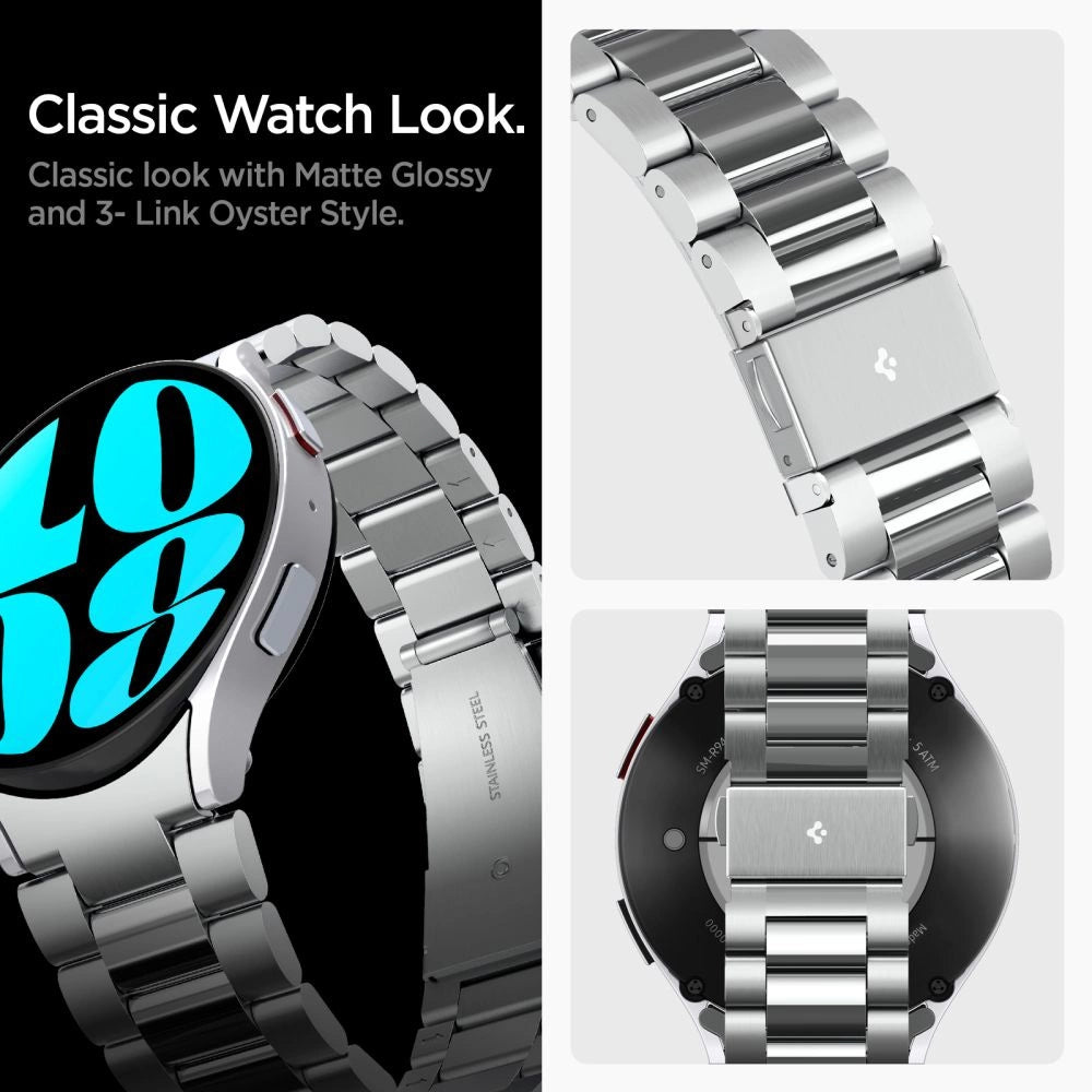 Spigen Modern Fit Band for Samsung Galaxy Watch 6 (44mm) - Silver_3