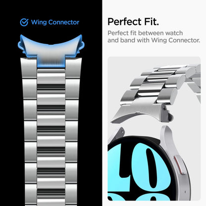 Spigen Modern Fit Band for Samsung Galaxy Watch 6 (44mm) - Silver_5