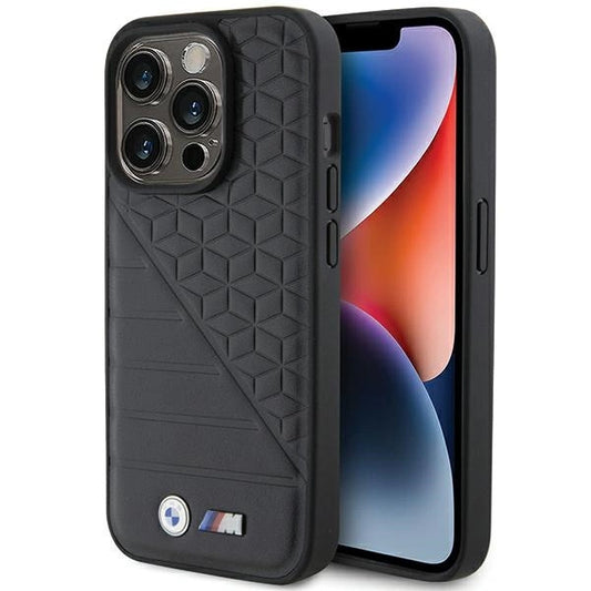 BMW Bi Pattern iPhone 15 Pro Case - Black_0