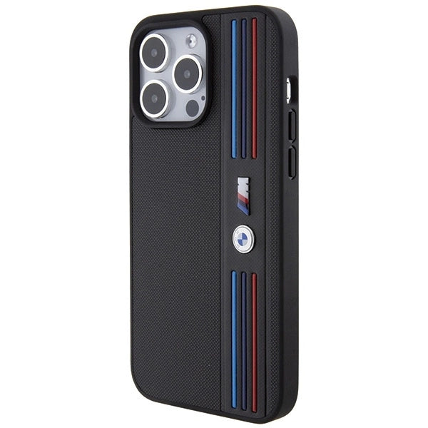 Etui BMW Tricolor M Collection na iPhone 15 Pro - czarne_1