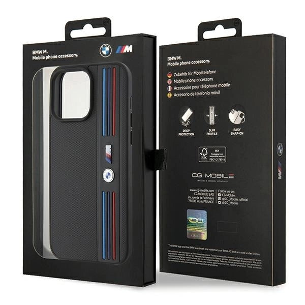 Etui BMW Tricolor M Collection na iPhone 15 Pro - czarne_7