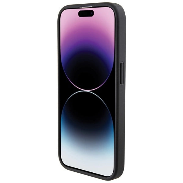 BMW Quilted Tricolor iPhone 15 Pro Case - Black_4