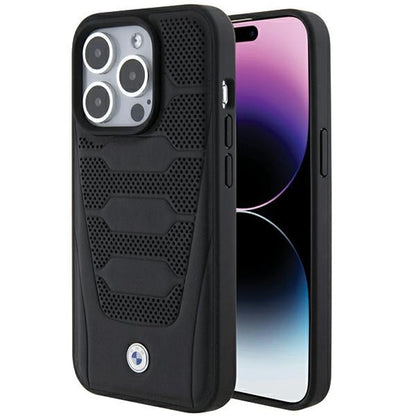 BMW Leather Seats Pattern case for iPhone 15 Pro Max - black_0