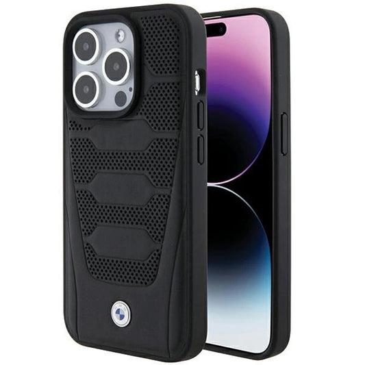 BMW Leather Seats Pattern case for iPhone 15 Pro Max - black_0