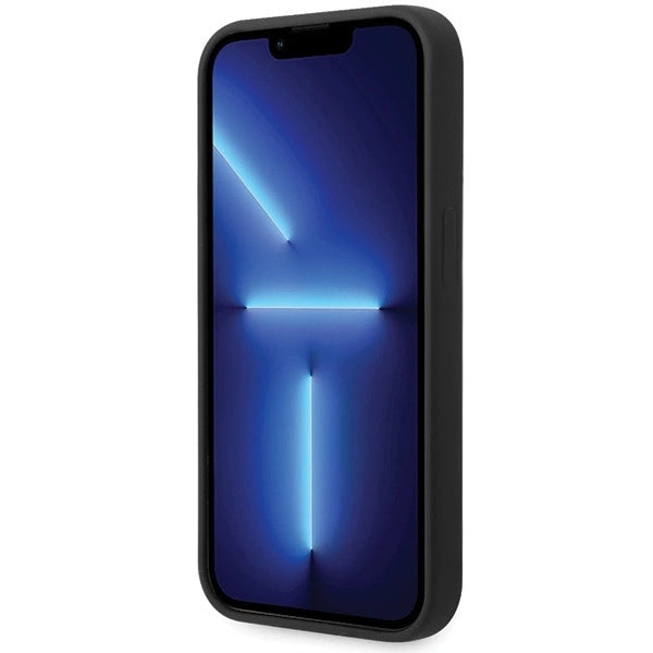 BMW Silicone Pattern iPhone 15 Pro Max Case - Black_4