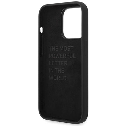 BMW Silicone Pattern iPhone 15 Pro Max Case - Black_6