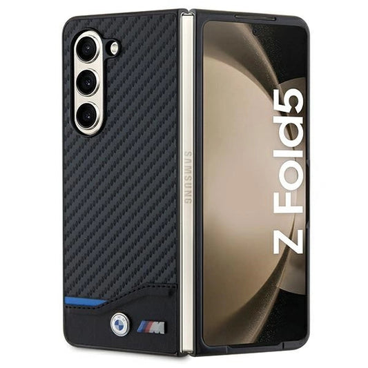 BMW Leather Carbon case for Samsung Galaxy Z Fold 5 - black_0