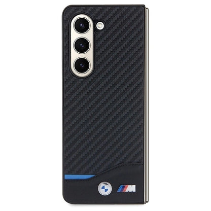 BMW Leather Carbon case for Samsung Galaxy Z Fold 5 - black_1
