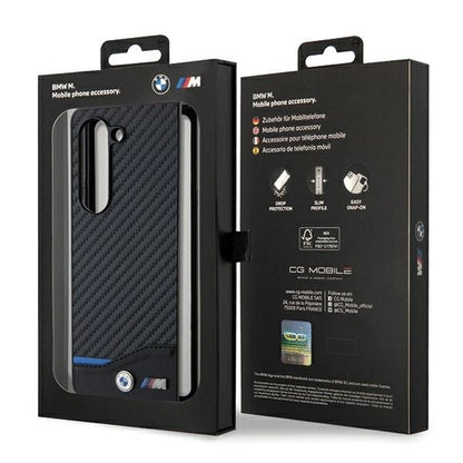 BMW Leather Carbon case for Samsung Galaxy Z Fold 5 - black_6
